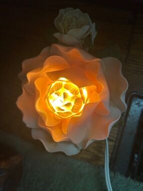 A small table light.